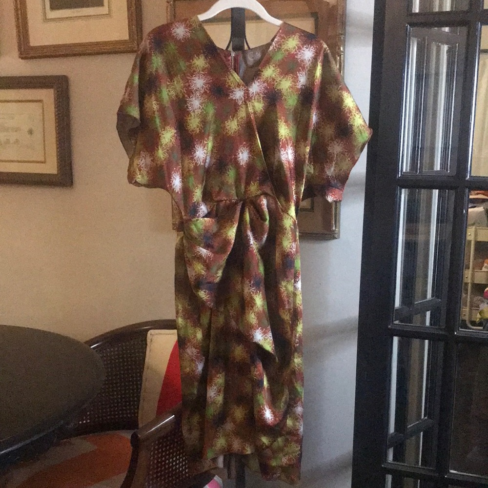 C&T Costello Tagliaptetra dress w abstract pattern